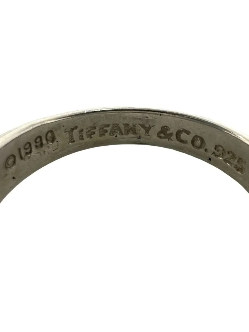 Tiffany & Co Vintage Signature Cross Ring 925 Sterling Silver Accessory